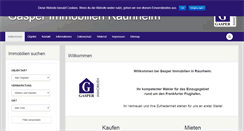 Desktop Screenshot of gasper-immobilien.de