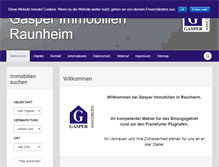 Tablet Screenshot of gasper-immobilien.de